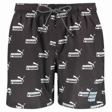 Vīriešu Peldkostīms Puma Logo Aop N1 Melns