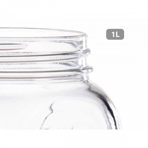 Pasabahce Burka Homemade Caurspīdīgs Bronza Metāls Stikls 1 L 9,8 x 17 x 9,8 cm (12 gb.) image 2