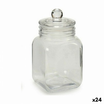 Vivalto Burka Hermētiski slēgts Caurspīdīgs Stikls 1,2 L 11 x 19,5 x 11 cm (24 gb.)