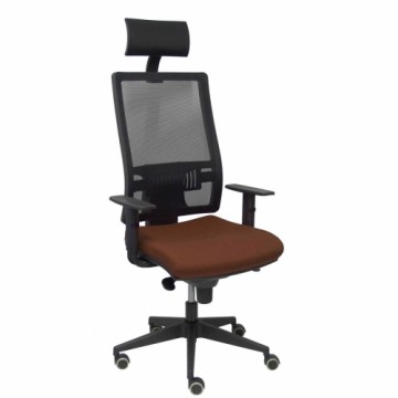 Офисный стул с изголовьем Horna P&C BALI463 Темно-коричневый
