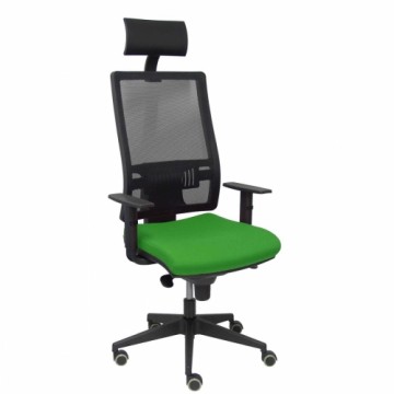 Biroja krēsls ar galvas atbalstu Horna P&C SBALI15 Zaļš