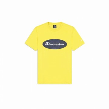 t-krekls Champion Crewneck Dzeltens Vīriešu