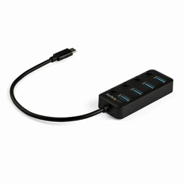 USB-разветвитель Startech HB30C4AIB Чёрный
