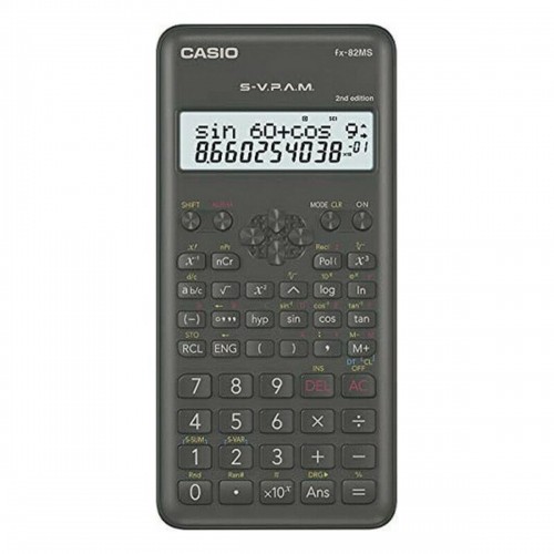 Zinātniskais kalkulators Casio FX-82MS-2 Melns image 1