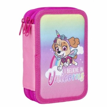 Penālis ar vietu trim zīmuļiem The Paw Patrol Rozā 13 x 6,5 x 19,5 cm