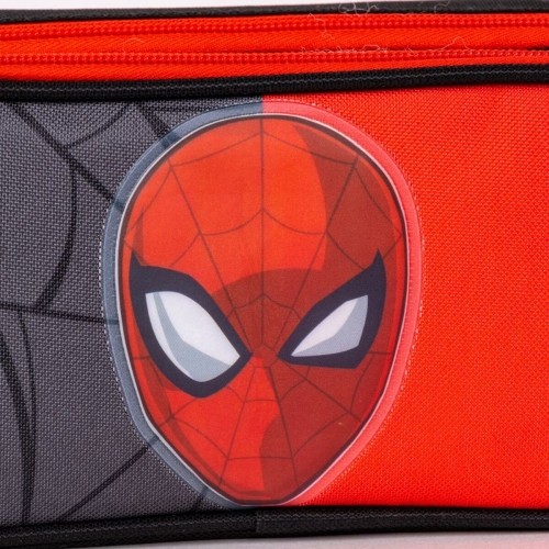 Divkāršs futrālis Spiderman Melns 22,5 x 8 x 10 cm image 2