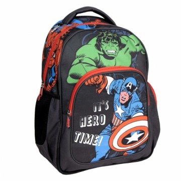 Школьный рюкзак The Avengers Чёрный 32 x 15 x 42 cm
