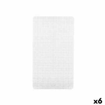 Berilo Нескользящий коврик для душа фотографии Белый PVC 67,7 x 38,5 x 0,7 cm (6 штук)