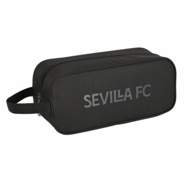 Sevilla FÚtbol Club Дорожная сумка для обуви Sevilla Fútbol Club Teen Чёрный (34 x 15 x 14 cm)