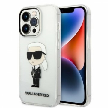 Karl Lagerfeld IML Ikonik NFT Case for iPhone 14 Pro Transparent