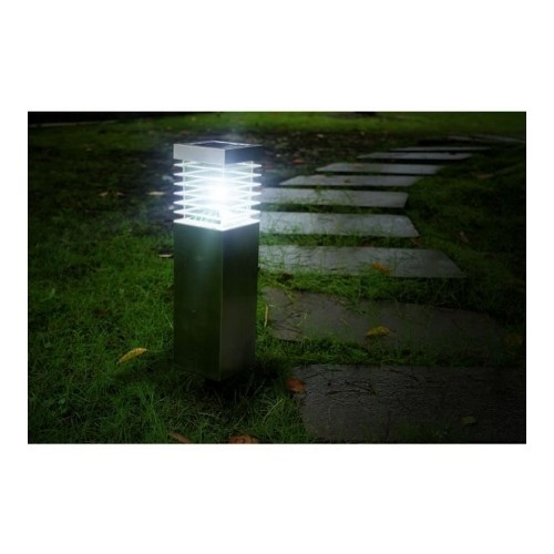 Solārā lampa Galix Sergioro Pelēks Nerūsējošais tērauds 6 W 25 lm 10 x 47,6 x 10 cm image 3
