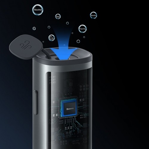 Baseus SafeJourney Pro Series breathalyzer 470mAh gray image 1