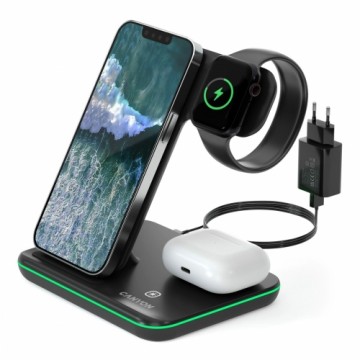 Bigbuy Tech Bezvadu Lādētājs WCS303B (Atjaunots A)