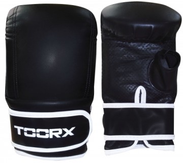 Boxing bag gloves TOORX JAGUAR L/XL black eco leather