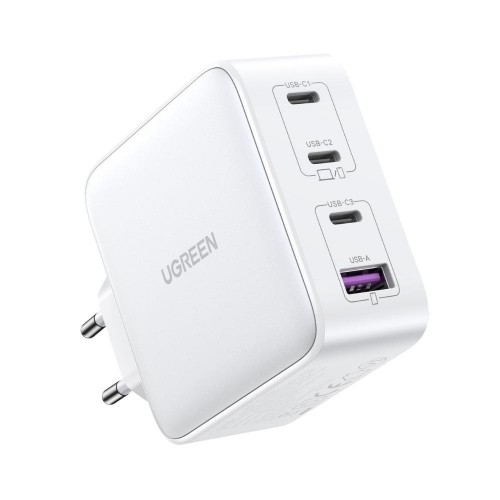 Fast charger GaN 3xUSB C | USB 100W PPS Ugreen CD226 - white image 2