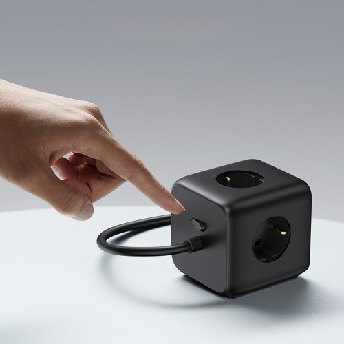 Ugreen cube power strip 65W USB | USB C + 3x AC socket black (CD268) image 4