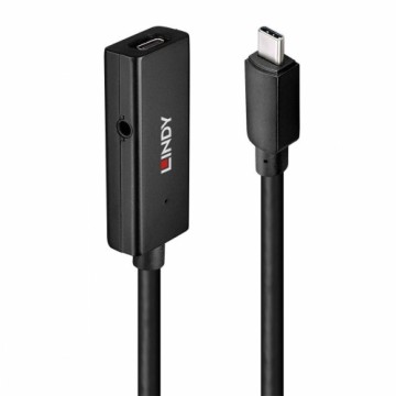USB-C Kabelis LINDY 43356 Melns 5 m