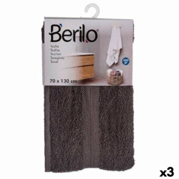 Berilo Банное полотенце Серый 70 x 130 cm (3 штук)