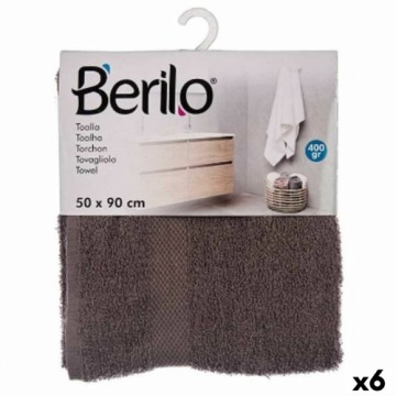Berilo Банное полотенце Серый 50 x 90 cm (6 штук)