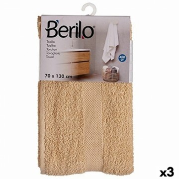 Berilo Банное полотенце Кремовый 70 x 130 cm (3 штук)