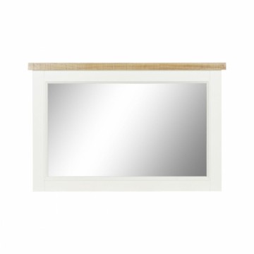 Sienas spogulis DKD Home Decor Brūns Bēšs Stikls Romantiski 90 x 4 x 60 cm