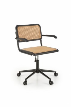 Halmar INCAS chair, brown / black