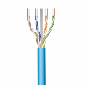 Жесткий сетевой кабель UTP кат. 6 Ewent IM1223 Синий 100 m