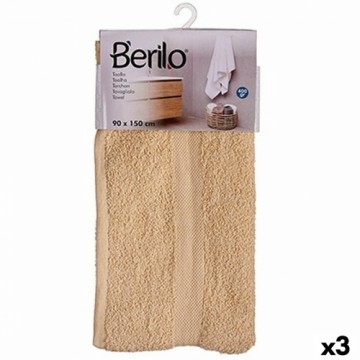 Berilo Банное полотенце 90 x 150 cm Кремовый (3 штук)