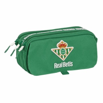 Real Betis BalompiÉ Divkāršs futrālis Real Betis Balompié Zaļš 21,5 x 10 x 8 cm