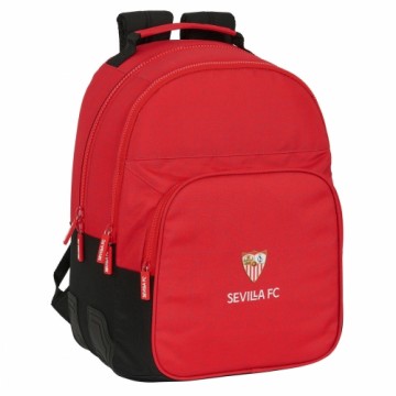 Sevilla FÚtbol Club Школьный рюкзак Sevilla Fútbol Club Чёрный Красный 32 x 42 x 15 cm