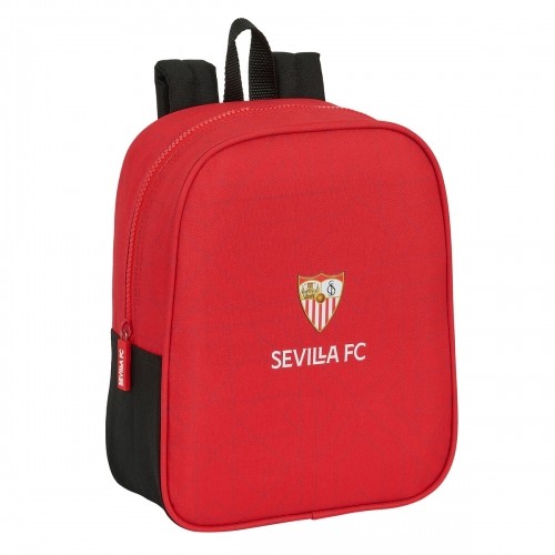 Sevilla FÚtbol Club Школьный рюкзак Sevilla Fútbol Club Чёрный Красный 22 x 27 x 10 cm image 1