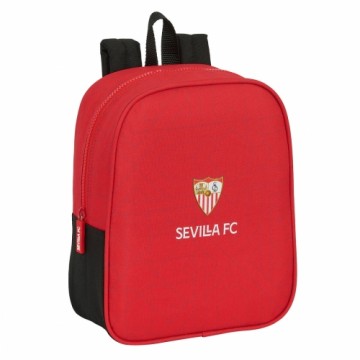 Sevilla FÚtbol Club Школьный рюкзак Sevilla Fútbol Club Чёрный Красный 22 x 27 x 10 cm