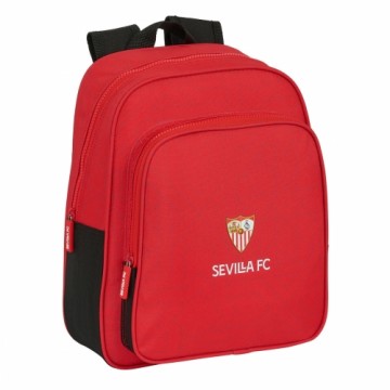 Sevilla FÚtbol Club Школьный рюкзак Sevilla Fútbol Club Чёрный Красный 28 x 34 x 10 cm