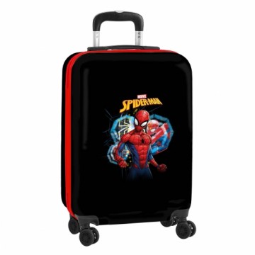 Kabīnes koferis Spiderman Hero Melns 20'' 34,5 x 55 x 20 cm