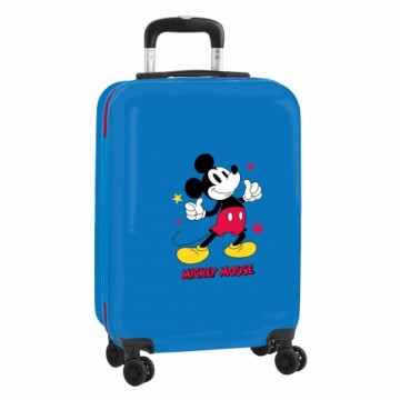 Чемодан для ручной клади Mickey Mouse Only One Тёмно Синий 20'' 34,5 x 55 x 20 cm