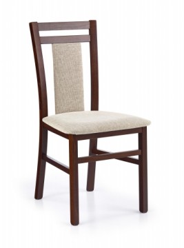 Halmar HUBERT 8 chair color: dark walnut/LARS 07