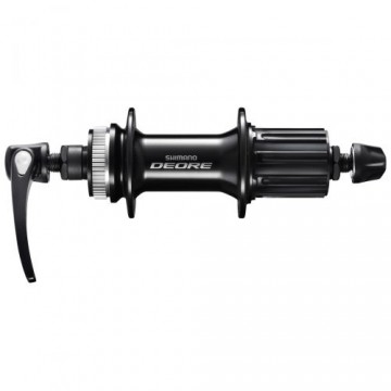 Shimano FH-M6000 8/9/10/11s Deore DB Center Lock / Melna / 36 H
