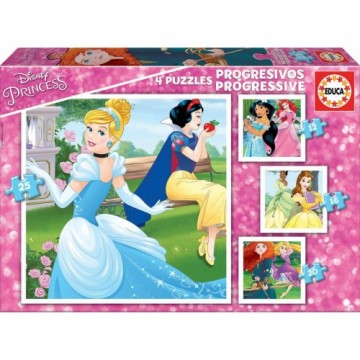 Набор из 4 пазлов   Princesses Disney Magical         16 x 16 cm