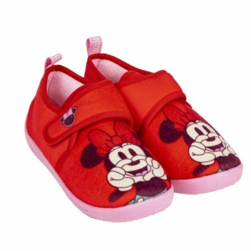 домашними тапочками Minnie Mouse Velcro Красный