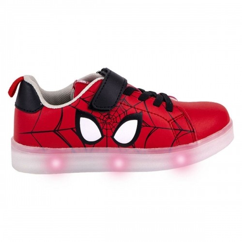Кроссовки со светодиодами Spiderman Velcro Красный image 1