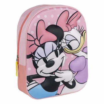 Skolas soma Minnie Mouse Rozā 25 x 31 x 10 cm