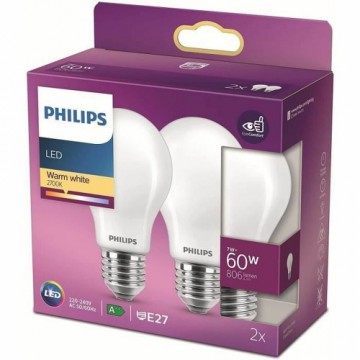 LED Spuldze Philips Bombilla 60 W E27 (2 gb.)
