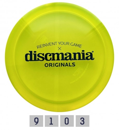 Discgolf DISCMANIA Fairway Driver C-LINE FD3 Originals Barstamp Yellow 9/1/0/3 image 1