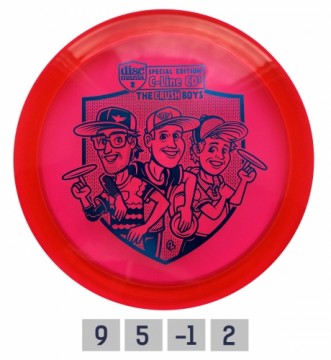 Discgolf DISCMANIA Distance Driver CD1 CRUSHBOYS Red 9/5/-1/2
