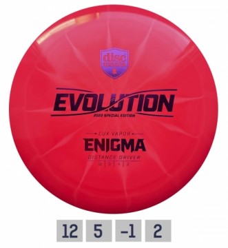 Discgolf DISCMANIA Distance Driver Lux Vapor ENIGMA Evolution Pink 12/5/-1/2