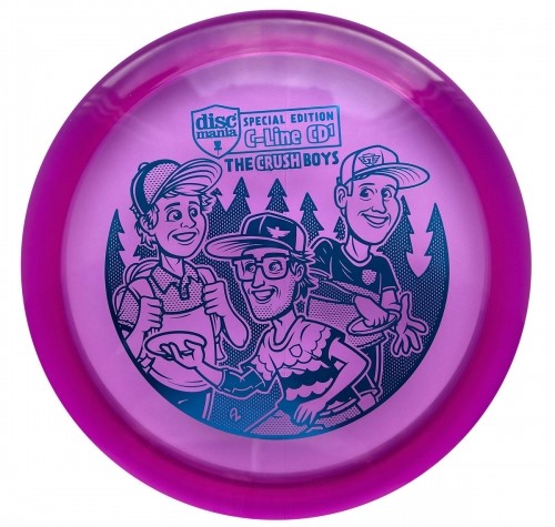 Discgolf DISCMANIA Distance Driver CD1 CRUSHBOYS Purple 9/5/-1/2 image 2