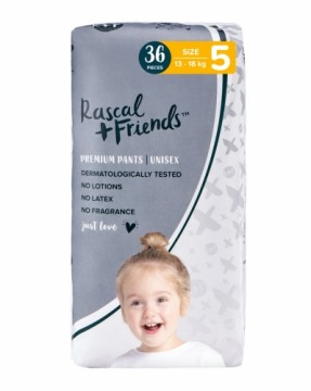 Rascal And Friends RASCAL + FRIENDS diapers-pants 5 size, 13-18kg, 36 pcs.