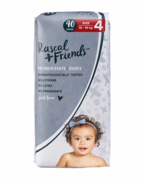Rascal And Friends RASCAL + FRIENDS diapers-pants 4 size, 10-15kg, 40 pcs.