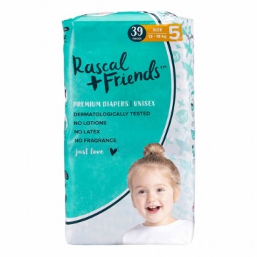 Rascal And Friends RASCAL + FRIENDS nappies 5 size, 13-18kg, 39 pcs.