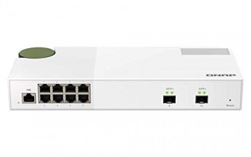 QNAP Systems QSW-M2108-2S Web Managed Switch [2x 10 Gigabit Ethernet SFP+, 8x 2,5 Gigabit Ethernet, Layer 2]